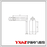 SY型压缩型铝设备线夹（90°）